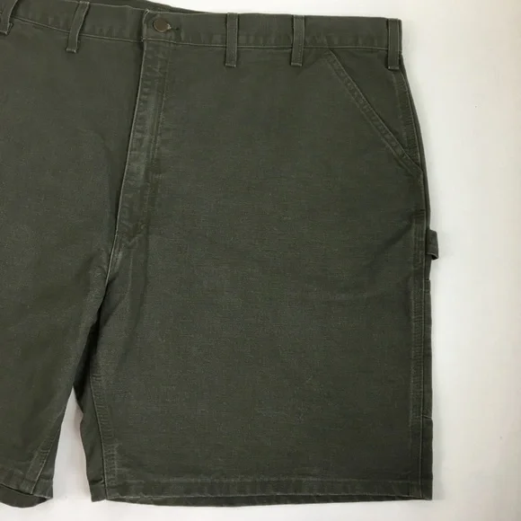 Carhartt Washed Duck Work Short Green 46 - Picture 12 of 16